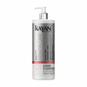 Шампунь Kayan Professional Keratin Care Shampoo для поврежденных и тусклых волос, 1 л Шампунь Kayan Professional Keratin Care Shampoo для поврежденных и тусклых волос, 1 л
