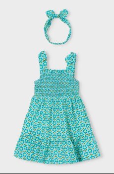 Хлопковое детское платье Mayoral