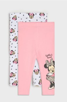 Легінси, 2 пари Minnie Mouse - рожевий