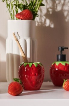 Стакан для зубних щіток - червоний