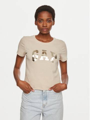 Gap Футболка 417797-07 Бежевий Regular Fit Gap Футболка 417797-07 Бежевий Regular Fit