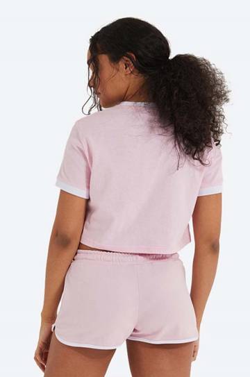 Хлопковая футболка Ellesse цвет розовый SGJ11884-WHITE Хлопковая футболка Ellesse цвет розовый SGJ11884-WHITE