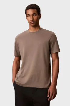 Мужская коричневая футболка SUPIMA Коричневый XXL Calvin Klein LV04LB275G