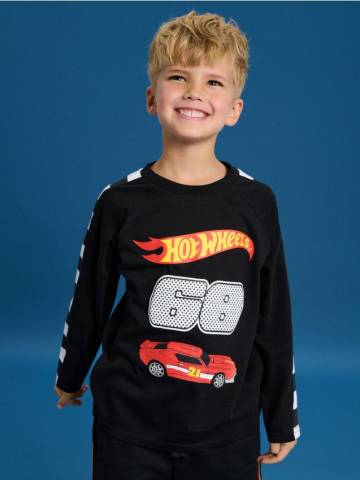Лонгслів Hot Wheels - чорний Лонгслів Hot Wheels - чорний