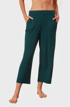 Женские зеленые брюки 7/8 AMYTHIS Зеленый S Etam 6530763