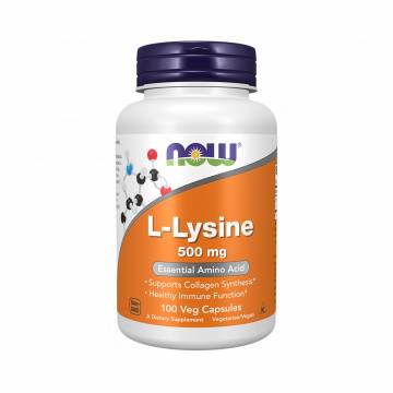 L-Лизин NOW foods L-Lysin 500 мг, 100 капсул L-Лизин NOW foods L-Lysin 500 мг, 100 капсул