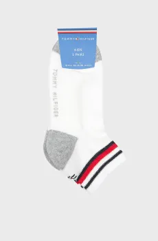 Детские белые носки (2 пары) TH KIDS ICONIC SPORTS QUARTER 2P Белый 35-38 Tommy Hilfiger 100001501