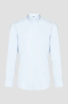 Мужская голубая рубашка Голубой 40 BOSS 50513463;450