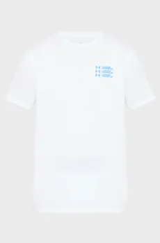 Мужская белая футболка UA TRIPLE STACK LC LOGO SS Белый L Under Armour 6004173-100