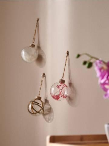 Ялинкові кулі, 3 шт. - різнобарвний