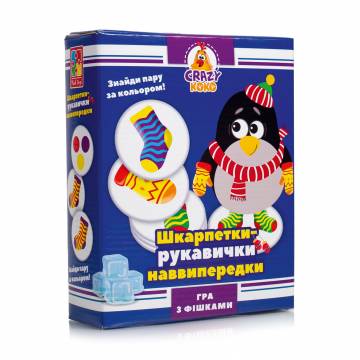 Настольная развлекательная игра Vladi Toys Crazy Koko Носки-перчатки, 55 деталей, от 5 лет (VT8025-05) Настольная развлекательная игра Vladi Toys Crazy Koko Носки-перчатки, 55 деталей, от 5 лет (VT8025-05)