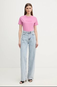 Хлопковая футболка Pinko