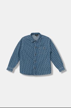 Детская джинсовая рубашка Emporio Armani