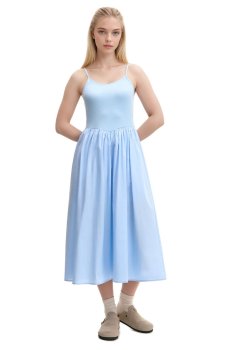 Cropp - Гладка сукня максі - блідо-блакитний