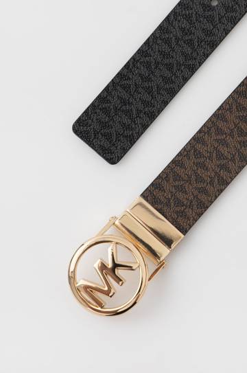 Двусторонний ремень MICHAEL Michael Kors женский цвет коричневый Двусторонний ремень MICHAEL Michael Kors женский цвет коричневый