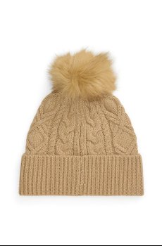 Шапка с добавлением шерсти Lauren Ralph Lauren