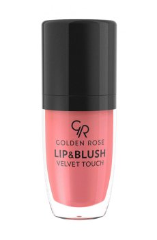 Блеск для губ и румяна 2 в 1 Golden Rose Lip & Blush Velvet Touch 04, 4.5 мл