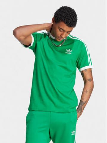 adidas Футболка adicolor Classics 3-Stripes IM0410 Зелений Slim Fit adidas Футболка adicolor Classics 3-Stripes IM0410 Зелений Slim Fit