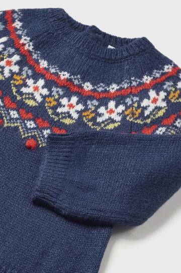 Свитер для младенцев Mayoral цвет синий Свитер для младенцев Mayoral цвет синий