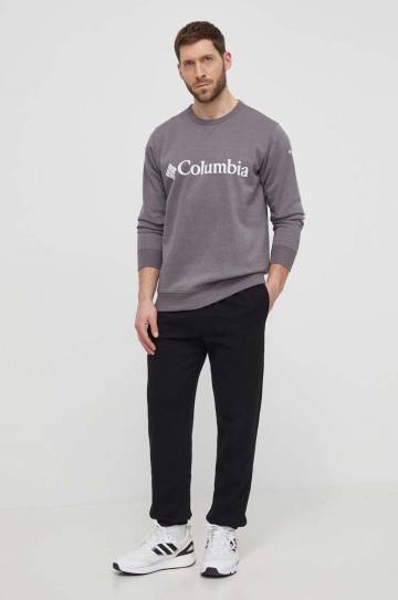 Кофта Columbia мужская цвет серый с принтом Кофта Columbia мужская цвет серый с принтом