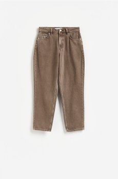 Reserved - Джинси mom fit із завищеною талією - коричневий - 515JX-89J