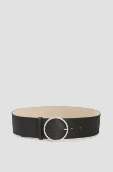 Женский черный кожаный ремень Черный S BOSS 50456283;001