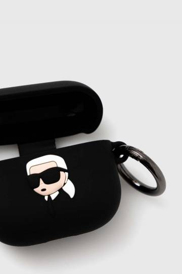 Чехол для airpod Karl Lagerfeld AirPods 3 cover цвет чёрный Чехол для airpod Karl Lagerfeld AirPods 3 cover цвет чёрный