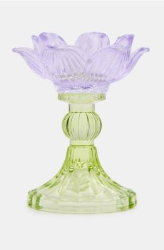 Скляний декоративний свічник у формі квітки - other
