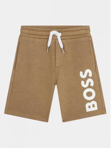 Boss Спортивні шорти J50580 S Бежевий Regular Fit Boss Спортивні шорти J50580 S Бежевий Regular Fit