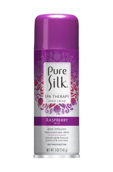 Женская крем-пена для бритья Pure Silk Spa Therapy Raspberry Mist, 142 г