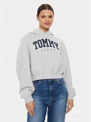 Tommy Jeans Світшот Varsity DW0DW19291 Сірий Relaxed Fit Tommy Jeans Світшот Varsity DW0DW19291 Сірий Relaxed Fit