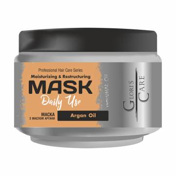 Маска Gloris Care Moisturizing & Restructuring Mask для ежедневного применения, 500 мл Маска Gloris Care Moisturizing & Restructuring Mask для ежедневного применения, 500 мл