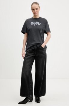 Хлопковая футболка HUGO Vintage Tee_22