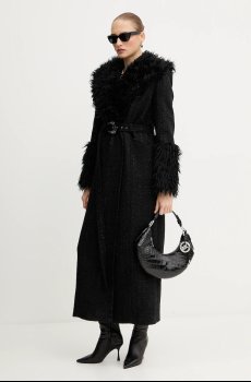 Пальто с примесью шерсти Versace Jeans Couture