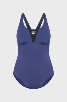 Женский темно-синий купальник SWIMSUIT CONTROL PRO SOLID Синий 40 Arena 009073-750