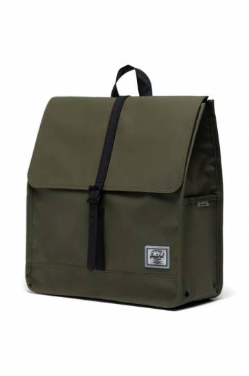 Рюкзак Herschel City Backpack цвет зелёный большой однотонный Рюкзак Herschel City Backpack цвет зелёный большой однотонный