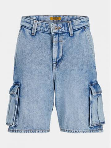 Jack&Jones Junior Джинсові шорти Chris 12252508 Голубий Relaxed Fit Jack&Jones Junior Джинсові шорти Chris 12252508 Голубий Relaxed Fit