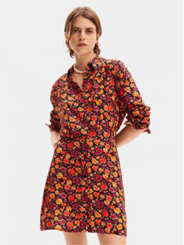 Desigual Сукня-сорочка Yesh 24SWVW29 Оранжевий Regular Fit Desigual Сукня-сорочка Yesh 24SWVW29 Оранжевий Regular Fit