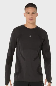 Мужской черный лонгслив Черный M Asics 2011D356-001