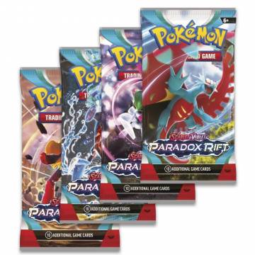 Настільна гра Pokemon SV04 Paradox Rift Booster бустер пак в асортименті (187-85725) Настільна гра Pokemon SV04 Paradox Rift Booster бустер пак в асортименті (187-85725)