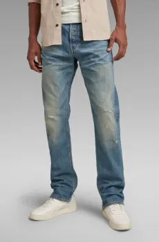 Мужские синие джинсы Triple A Regular Straight Синий 29-32 G-Star RAW D19161,D315