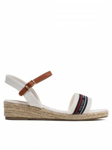 Tommy Hilfiger Еспадрильї Rope Wedge T3A7-32777-0048X100 S Білий Tommy Hilfiger Еспадрильї Rope Wedge T3A7-32777-0048X100 S Білий