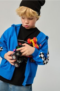 Худі на блискавці Hot Wheels - синій