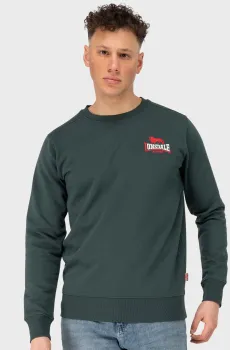Мужской темно-зеленый свитшот LYMPSTONE Зеленый S Lonsdale 117136