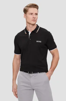 Мужское черное поло Черный XXL BOSS 50469102;002
