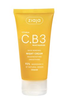Ночной увлажняющий крем для лица Ziaja Vitamin C.B3 Niacinamide, 50 мл