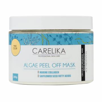 Альгинатная маска для лица Carelika Algae Peel Off Mask Marine Collagen на основе водорослей с морским коллагеном, 200 г Альгинатная маска для лица Carelika Algae Peel Off Mask Marine Collagen на основе водорослей с морским коллагеном, 200 г