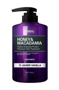 Уценка! Кондиционер-маска для волос Kundal Honey & Macadamia Treatment Amber Vanilla Янтарная ваниль, 500 мл