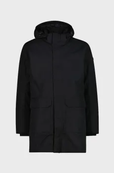 Мужская черная парка ZIP HOOD FEEL WARM Черный 46 CMP 35K3737-U901