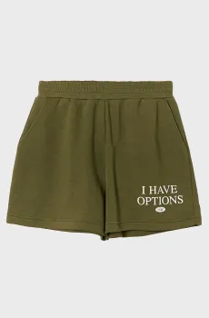 Женские зеленые шорты Зеленый 36 Tally Weijl SSHCOPATTI10